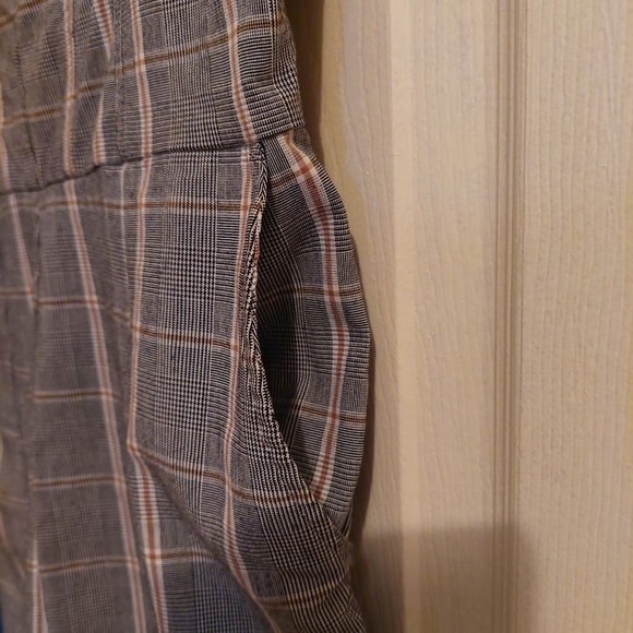 WEWOREWHAT Corset Plaid Overalls-M - Picture 3 of 7